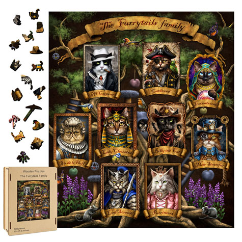 The Furry Tails Family Puzzle